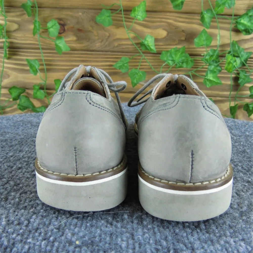 Steve Madden Oxford Bkaan Boys Y 2 Wide Dress Gray Leather Lace‎ Up